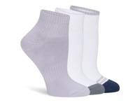 Powder Cush Women's Quarter Ankle Socks - 3 Pack Multicolor view
