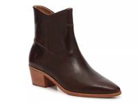 Ellen Western Bootie Dark Mahogany Brown view