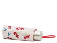 Manual Open Mini Umbrella White Cherry Print view