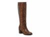 Cybil Boot Brown/Black Snake Print Leather view