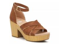Blissful Platform Sandal Brown view