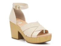 Blissful Platform Sandal Off White view