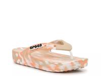 Classic Platform Flip Flop - Women's Beige/Orange/White view
