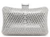 Curves Crystal Clutch Silver Metallic view