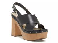 Jenevya Platform Sandal Black view