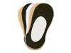 Extra Low Cut Women's No Show Liners - 5 Pack Black/White/Beige view