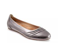 Safi Ballet Flat Pewter Metallic view