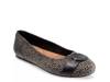 Savannah Ballet Flat Black/White view