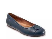 Savannah Ballet Flat Navy view