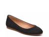 Melidee Ballet Flat Black Nubuck Leather view