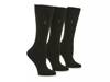 Wide Rib Men's Crew Socks - 3 Pack Black view
