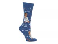 The Dogtor Is In Men's Crew Socks Blue view