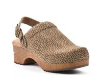 Being Clog Light Brown/Black Animal Print view