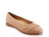Danni Flat Sand Suede view