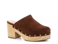 Brooklyn Clog Dark Brown Suede view