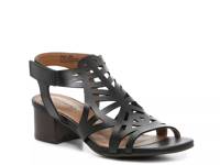 Velvet Sandal Black view