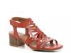 Velvet Sandal Dark Red view