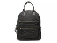 Nylon Double Handle Backpack Black view
