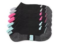 Arch Support Women's No Show Socks - 6 Pack Black/Multicolor view