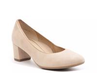 Kendall Pump Beige Faux Suede view