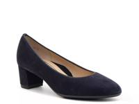 Kendall Pump Navy Faux Suede view