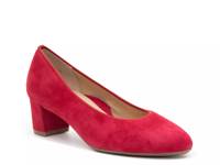 Kendall Pump Red Faux Suede view