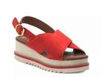 Denver Wedge Sandal Red view