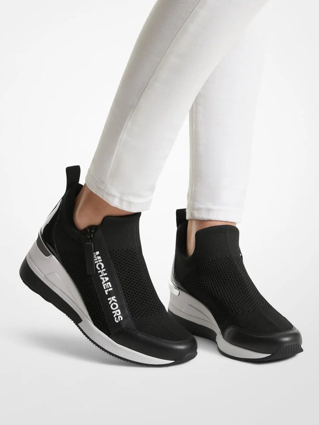 Michael Michael Kors Willis Wedge Sneaker - Free Shipping | DSW display picture 3