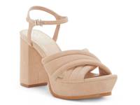 Salvenna Platform Sandal Beige Suede view