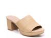 Payge Platform Slide Sandal Taupe Jute view