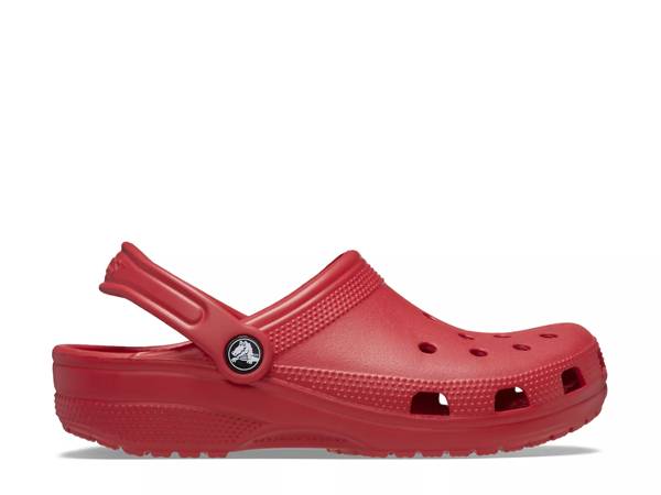 Featuring a clog from Crocs.