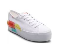 Triple Up Platform Sneaker - Women's White/Multicolor view