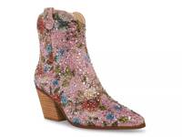 Emory Rhinestone Western Boot Floral Print view