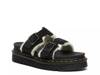 Myles Platform Sandal - Women's Black/Faux Fur Lining view