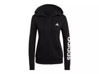Essentials Logo Full-Zip Women's Hoodie Black view