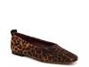 Vana Ballet Flat Dark Brown Animal Print view