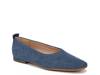 Vana Ballet Flat Denim Blue view