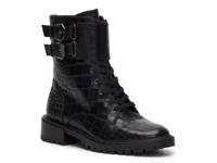 Fawdry Boot Black Croc Print view