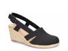 Stargaze Espadrille Wedge Sandal Black view