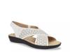 Claudia Wedge Sandal White view