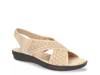 Claudia Wedge Sandal Sand Brown view