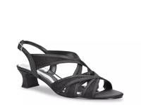 Tristen Sandal Black Satin view