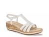 Dorinda Wedge Sandal White view