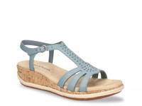 Dorinda Wedge Sandal Blue view