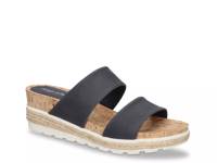 Maryann Wedge Sandal Navy view