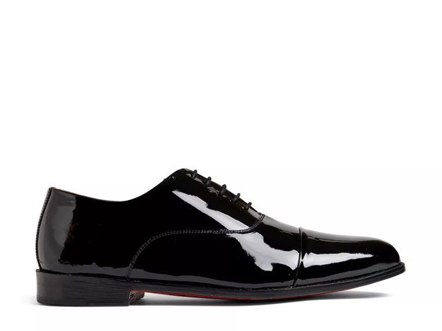 Carlos by Carlos Santana Tuxedo Oxford | Men's | Black | Size 7.5 | Oxfords | Cap Toe