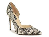 Folowe Pump Light Grey Snake Print view