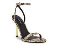 Reina Sandal Gold Metallic/Black Leopard Print view