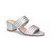 Georgette Slide Sandal Silver Metallic view