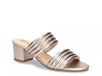 Georgette Slide Sandal Gold Metallic view
